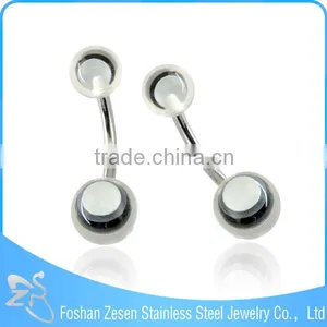 Colorful Belly Button Navel Rings Titanium Belly Rings Resin Belly Rings thumbnail-6