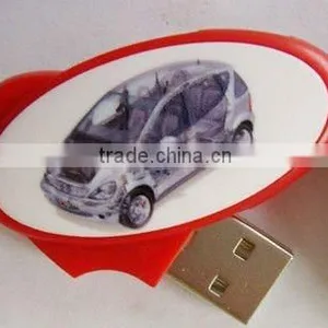 Swivel Usb Flash Drive With Epoxy Logo thumbnail-1