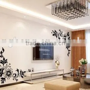 Best Printing TV Background Wall Mirror Decotative, Quality Assurance Glass Factory Supplied High Quality Product thumbnail-3