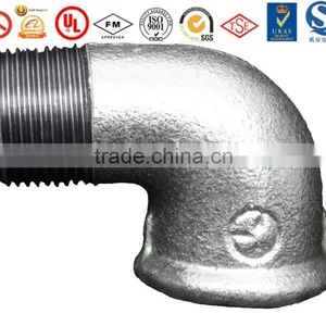 GI Malleable Iron Pipe Fitting 90degree Street Elbow 92 thumbnail-1