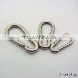 High Quality Mini Stainless Steel Carabiner/mini Carabiner Clips/40mm Carabiner thumbnail-1