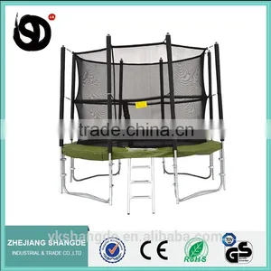 14 Big Heavy Duty Moonwalker Trampoline Round Fitness Mats With Child Safety Net thumbnail-1