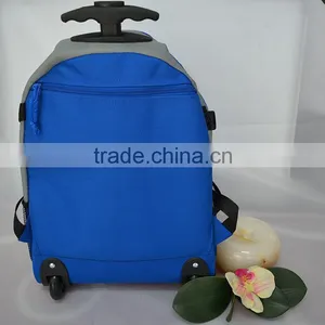 Hidden Trolley Laptop Backpack or Singel Pull Rod Travel Backpack thumbnail-5