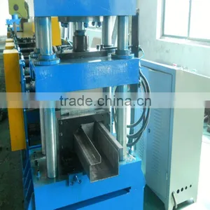 Door Frame Making Machine Good Appearance Steel Profile Roller Shutter Door Gate Frame Shapping Machine thumbnail-1