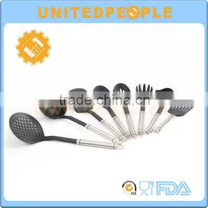 Stainless Steel Handle 6 Piece Nylon Cookware Set thumbnail-1