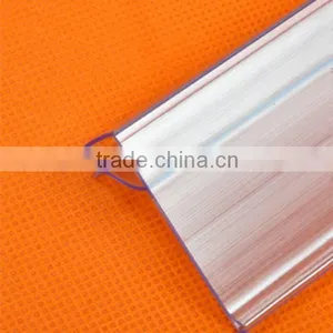 White Data Strip Shelf Strip With Adhisive thumbnail-2