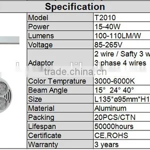 2016 Hot Selling Led Track Light Spot Light thumbnail-3