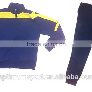 Black and Yellow Customized Tracksuit Training Jacket With Pants thumbnail-1