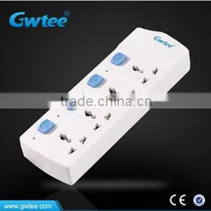 4-way Universal Extension Socket With Cable,power Board Outlet thumbnail-5