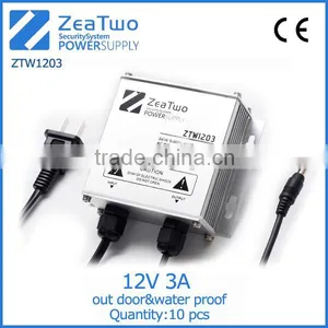 CCTV Waterproof Power Adapter 12 Volt Adapter 12v 3a Waterproof Out Door thumbnail-1
