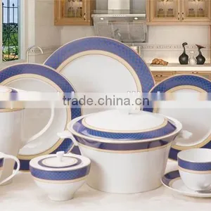 73pcs Luxury Fine Bone China Dinner Set With Royal Designs Quality Choice thumbnail-2