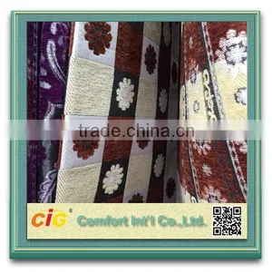 100 Polyester Sofa Chenille Fabric Chenille Geometric Fabric Sofa Textile thumbnail-1