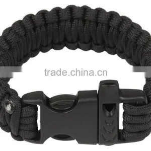 Paracord Survival Bracelet With Fire Starter and Whistle thumbnail-2