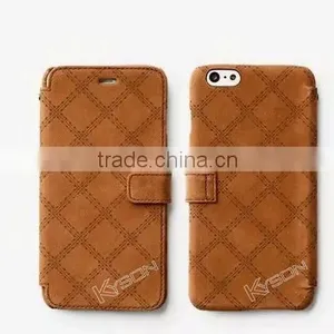 Handmade Genuine Real Leather Man Business Case for Iphone 6 Plus thumbnail-2
