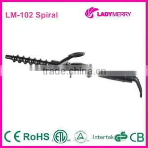 Professional Digital LCD Spiral Hair Curlers thumbnail-1