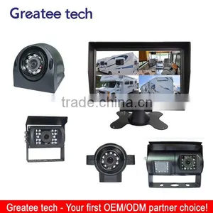 Car Rearview Camera System for Bus/truck Rearview 4-CH Inputs 4 CCD Camera thumbnail-1