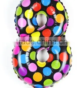 Wholesale Number Foil Balloon Print Balloon Party Supplies thumbnail-1