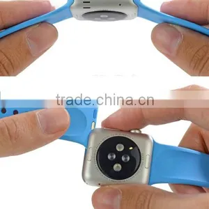 Silicon for Apple Waterproof Watch Band thumbnail-1