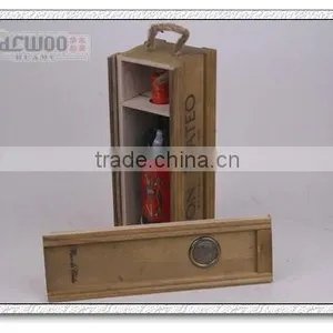 High Quality Pine Wood Wine Case for Sale thumbnail-3
