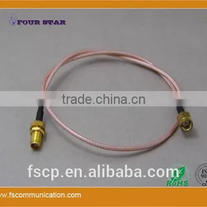 RG316 Cable Assembly With SMA RP-Female Bulkhead to SMA RP-Male Connector thumbnail-3