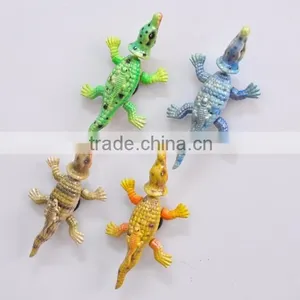 6 Inch Plastic Crocodile Eat Fish Handmade Popular Fridge Magnet thumbnail-4