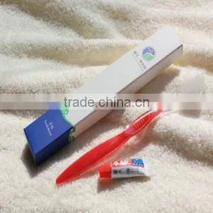 Disposable Two Colors Transparent Cheap Tooth Brush With Paste thumbnail-1