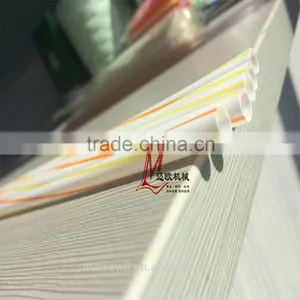 Two Color Spiral Striped Straw Making Machine thumbnail-1