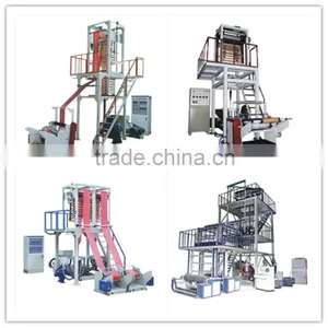 Monolayer Polyethylene Blow Machine, LD/HD Blue Film Blowing Machine Quality Choice thumbnail-1