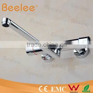 Wall Mounted Dual Handle Bathtub Faucet,Bathtub Mixer(QR7801D) thumbnail-1