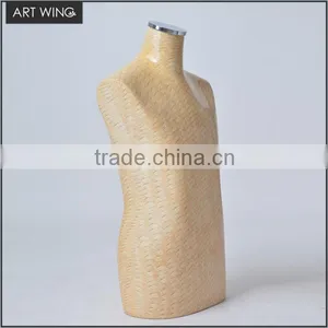 Half Hanging Scale Body Wooden Torso Mannequins With Head thumbnail-2