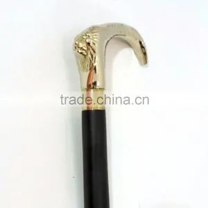 NAUTICAL BRASS DESIGNER WALKING CANES / SET OF 2 WALKING STICK Wk1179 thumbnail-2