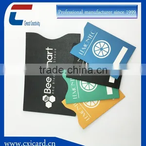 Aluminum Foil Rfid Blocking Sleeve for Credit Card and Passpaort Imformation Protector Supplier's Choice thumbnail-5