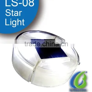 LS-08 New IP68 High Flashing Plastic Led Cat Eye Solar Powered Leds Road Stud Solar Road Safety Studs thumbnail-5