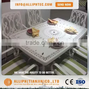 Cast Aluminum Garden Furniture Dinning Table And Chairs thumbnail-6