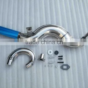 Mini Bike Exhaust Pipe Mini Bike Spare Parts 2 Stoke Pit Bike Parts thumbnail-4