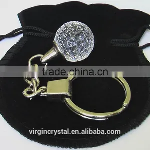 Decorative Crystal Basketball Keychain, Baseball Key Ring for Sports Souvenir Gift thumbnail-2