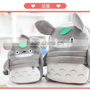 25*19cm(S)/35*28cm(L) Lovely Customzied Red Super Mario Plush Animal Cartoon Backpack for Children thumbnail-3