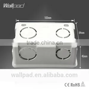 2015 New Arrival Hot Sale Wallpad For 118*72mm Wall Switch & Socket Mounting Plastic Electrical Junction Back Box thumbnail-1