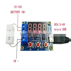 1.5v~12v Battery Capacity Meter Discharge Tester for 18650 Li-ion Lithium Lead-acid Battery thumbnail-1