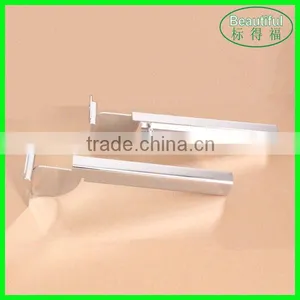 Chrome Slatwall Supports for Wooden / Glass Dispaly thumbnail-1