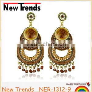 2014 Newest Magnetic Stud Earrings With Large Stone thumbnail-1