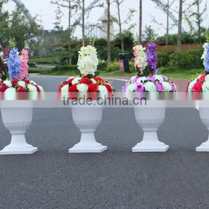 Wedding Hotel Decorative Flower Vase Flower Pillar Customized Flower Wedding Stage Decoration thumbnail-1