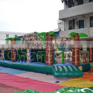 2016 New Design Obstacle Airdrop Jungle Fun Inflatable Obstacle Course Bouncer thumbnail-3