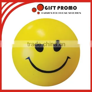 Promotional Printed Smiley Face PU Foam Stress Ball Supplier's Choice thumbnail-2