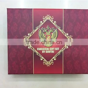 Hip Flask and Cup and Funnel With Color Printed Logo and Coating in Gift Paper Box thumbnail-2