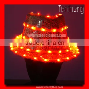 Party Hats With LED Lights, Fashion Hat for Halloween thumbnail-4
