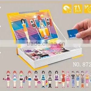 New Listed! Music Party Dressup Baby Magnetic Cardboard Puzzle thumbnail-1