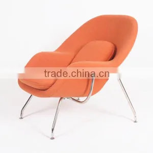 Bedroom Furniture Home Furniture Design Wholesale Eero Saarinen Womb Chair and Ottoman thumbnail-3