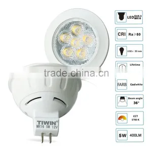 TIWIN 2015 New Design Warm White COB Spot LIGHT 5W Led Bulb Mr16 thumbnail-1