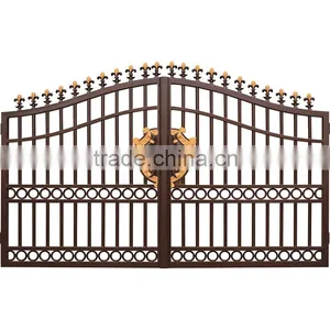 2015 High Quality Remote Control Cheap Wrought Iron Gates Garden Gate thumbnail-5